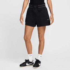 Women's Nike Serena Williams Design Crew Loose Mid-Rise 3" Shorts Black Size Lg